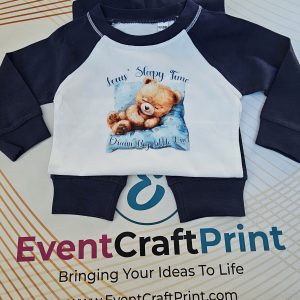 Custom Printed Baby Blue Pyjamas