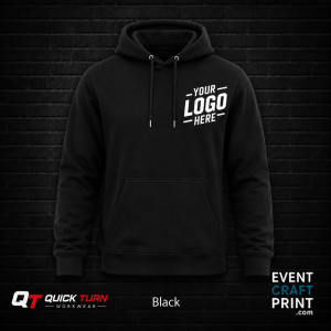 Black Hoodie (Custom Printed)