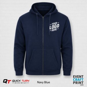 Navy Blue Full Zip hoodie