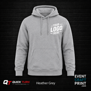 Heather Grey Hoodie (Custom Printed)