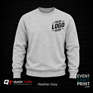 Heather Grey Sweatshirt (Custom Printed)