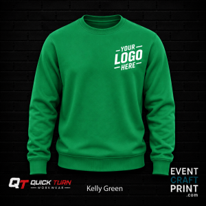 Kelly Green Sweatshirt (Custom Printed)