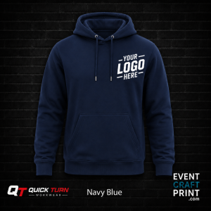 Navy Blue Hoodie (Custom Printed)