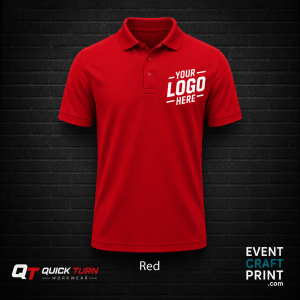 Red Polo Shirt (Custom Printed)