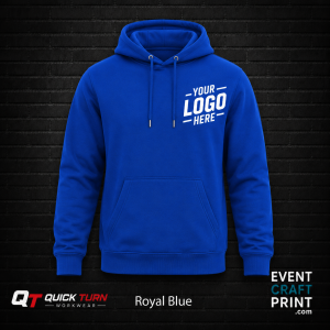 Royal Blue Hoodie (Custom Printed)
