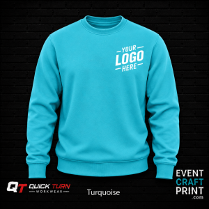 Turquoise Sweatshirt (Custom Printed)