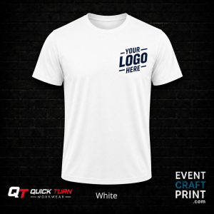 White Round Neck T-Shirt (Custom Printed)