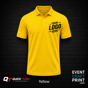 Yellow Polo Shirt (Custom Printed)