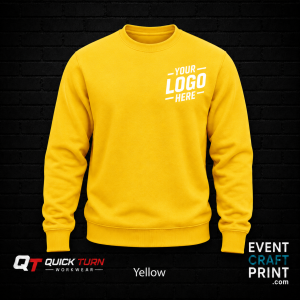 Yellow Sweatshirt (Custom Printed)